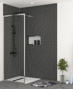 PAROI DE DOUCHE chromé KWELI-80