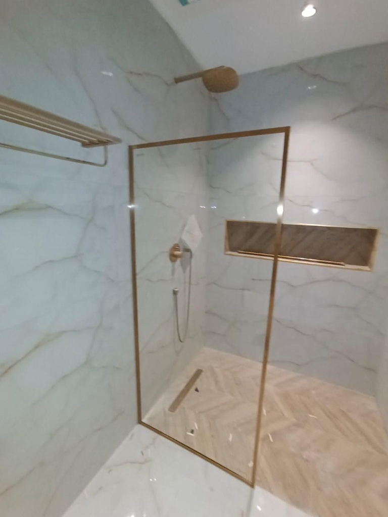 PAROI DE DOUCHE doré YAYO-80