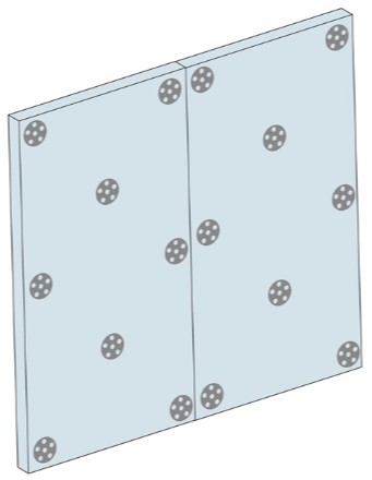 RONDELLES POUR FIXATION PANNEAUX A CARRELER - RONDEPANNE