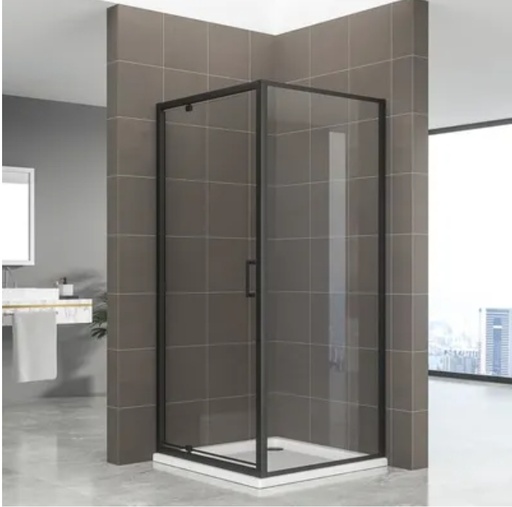 [FH-0239B 800*800*1950] CABINE DE DOUCHE noir sérigraphié 80x80 PAKI