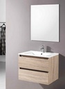 MEUBLE SALLE DE BAIN + VASQUE + MIROIR - BORDEUS-SUS-80CM - CAMBRIAN