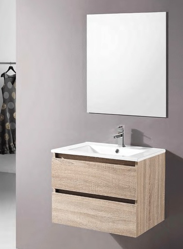 [EVB00078] MEUBLE SALLE DE BAIN + VASQUE + MIROIR - BORDEUS-SUS-80CM - CAMBRIAN