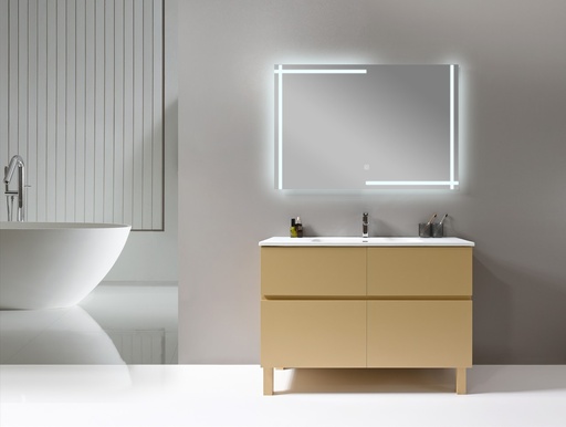 [SP-8513] MEUBLE SALLE DE BAIN AVEC VASQUE ET MIROIR LED - KARENE