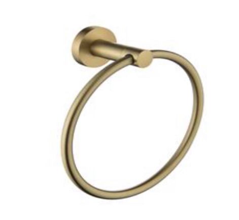 [FH-83506BG GOLDEN] PORTE SERVIETTE anneau OR
