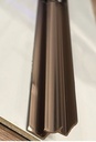 Profilé de finition pour panneau PVC- BRONZE ANGLE DESIGN