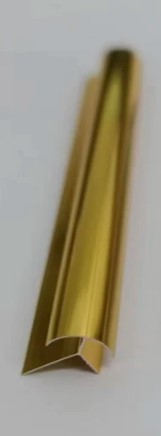 Profilé de finition pour panneau PVC- DORE ANGLE ARRONDI