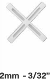 [03030120I] CROISILLONS X POUR CARRELAGE 2MM - CROISI-X2