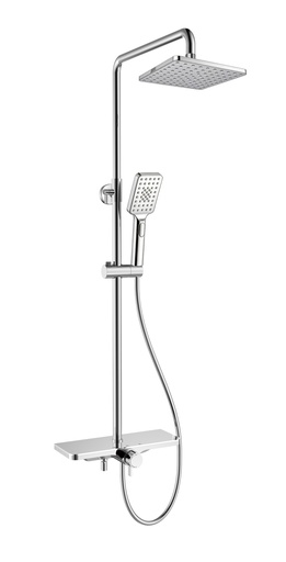 [SF3030CP-1S] COLONNE DE DOUCHE chrome BUKANE-SILVER-CARRE